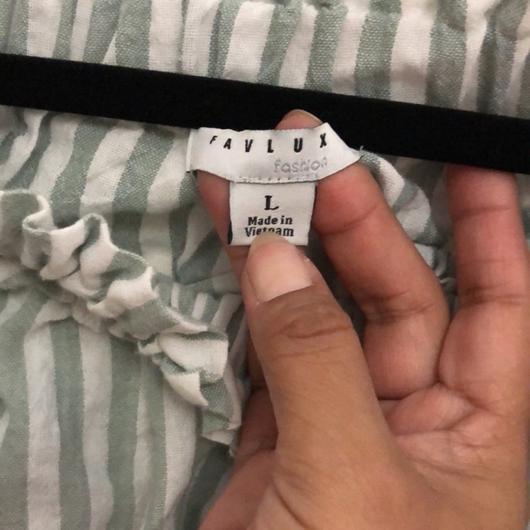 Favlux off the shoulder crop top - Picture 4 of 6